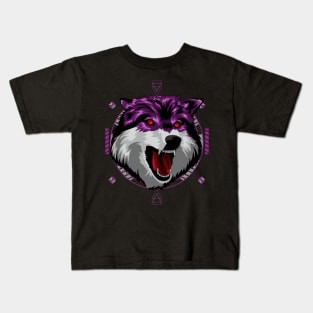 wolf alpha lover Kids T-Shirt